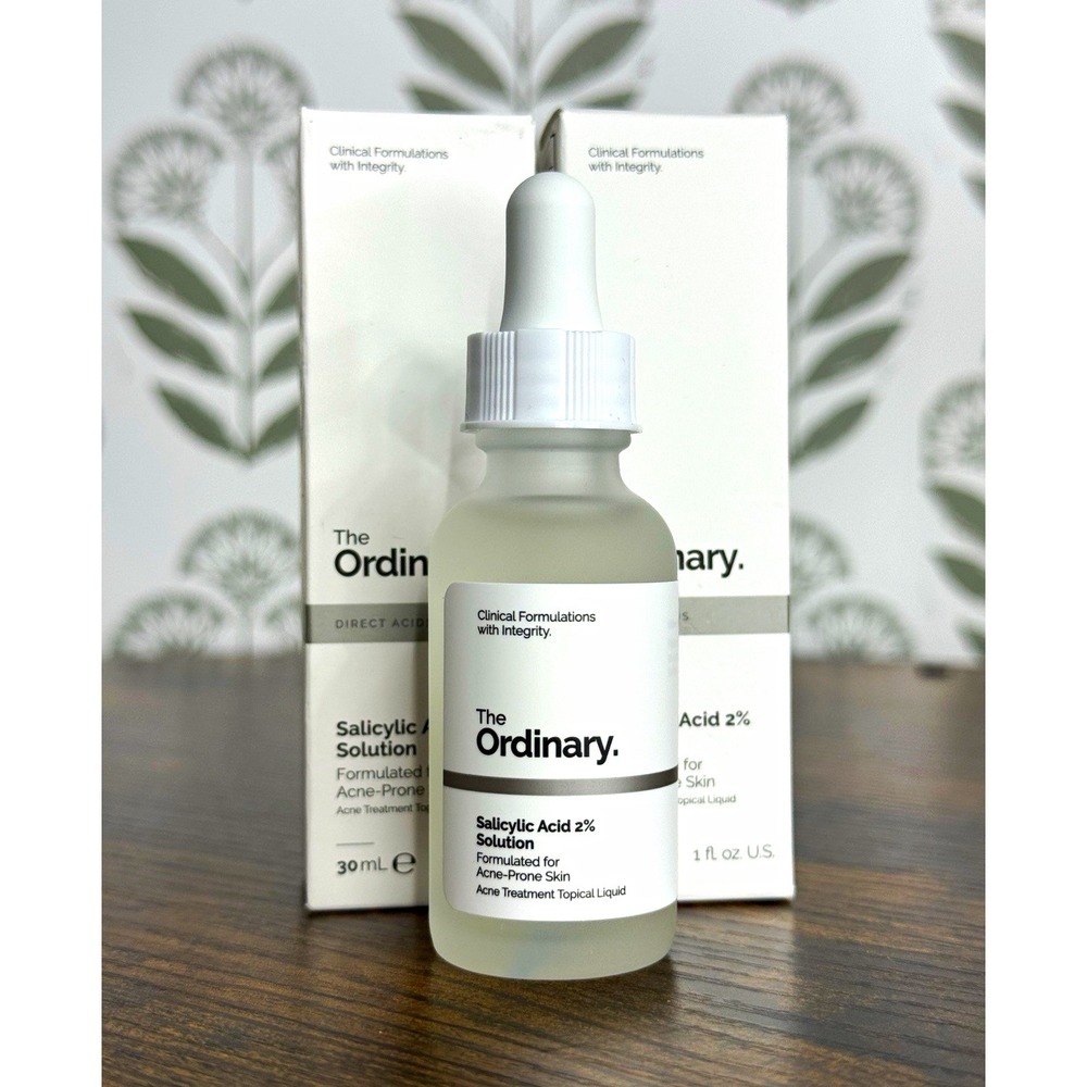 TWO The Ordinary Salicylic Acid 2% Solution Acne-Prone Face Treatment 1 fl oz
